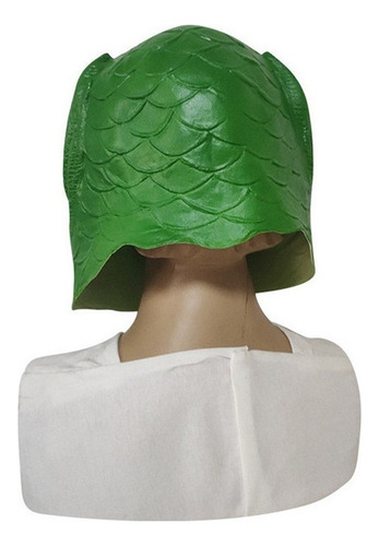 A 3 Máscaras De Cabeza De Pez Verde