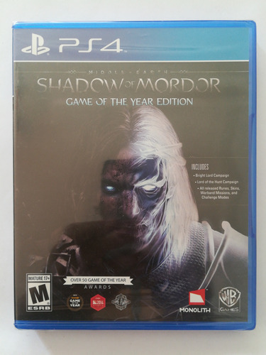 Middle Earth Shadow Of Mordor Game Of The Year Edition Ps4