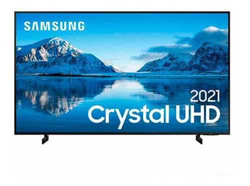 Imagem 1 de 9 de Samsung Smart Tv Crystal Uhd 4k 55 , Slim, Alexa - 55au8000