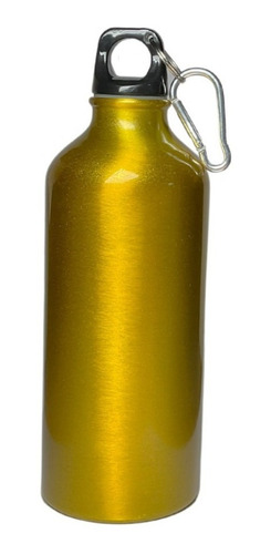 Botella Dorada 600 Ml Sublimacion Sublimar Tlp 1pz Aluminio