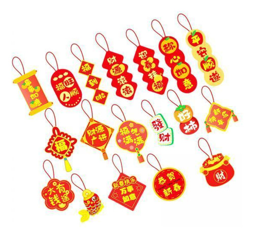 2 X 18 Decoraciones Colgantes Estilo D