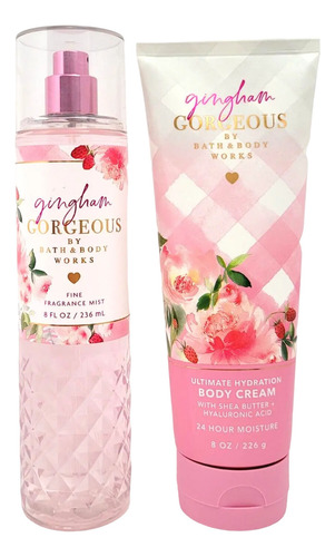 Bath And Body Works Gingham Gorgeous Fine Fragrance Mist Volume Da Unidade 236 Ml