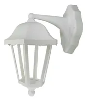 Comprar Farol Aplique Pared Exterior Colonial Pvc Lampara Led E27 Estructura Blanco