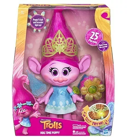 Trolls Boneca Princesa Poppy Com Patins