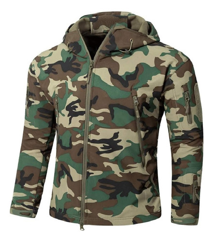 Campera Neopreno Unisex 100% Impermeable Camuflada Táctica 