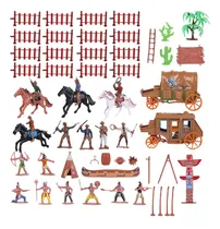 Comprar Figura De Caubói Ocidental, Indígena, Indígena, Soldados, Br
