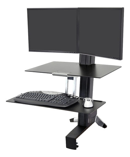 Workfit S Convertidor Escritorio Pie Doble Monitor Estacion