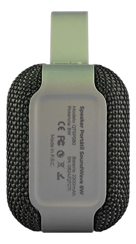 Caixa De Som Portátil Quanta Qtsps80 Soundwave 8w Bluetooth Cor Verde