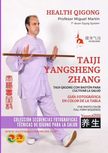 Libro: Taiji Yangsheng Zhang - Taiji-qigong Con Bastón Para 