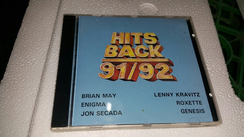Cd Hits Back 1991- 1992 Enigma Roxette May Madness La Plata