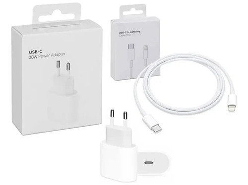 Cargador 20w Mas Cable Usb C Para iPhone 11 12 13 14 Pro Max