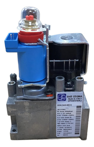 Válvula De Gas Sit Sigma 845 Ariston 0063as4831