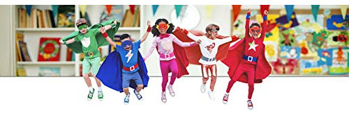 Maribus-fl Capas Y Máscaras De Superhéroe A Granel Para Niño