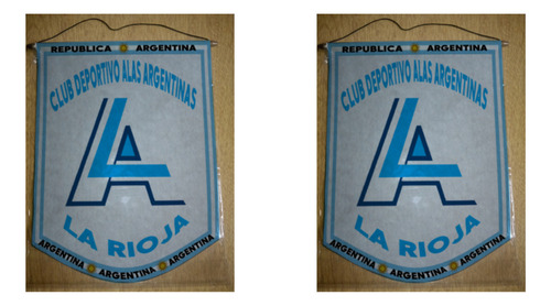 Banderin Grande 40cm Club Alas Argentinas La Rioja