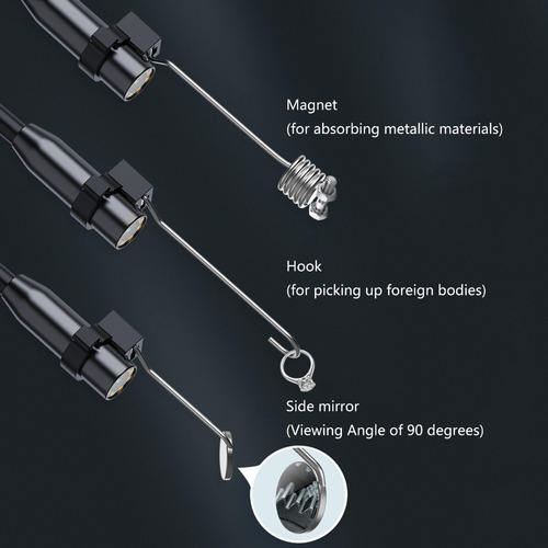 Cámara De Inspección Con Endoscopio Con Lente Usb C (10 #mol