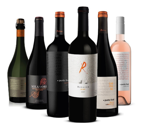 Imagen 1 de 9 de Vino Punto Final Mix Portafolio 6 Botellas
