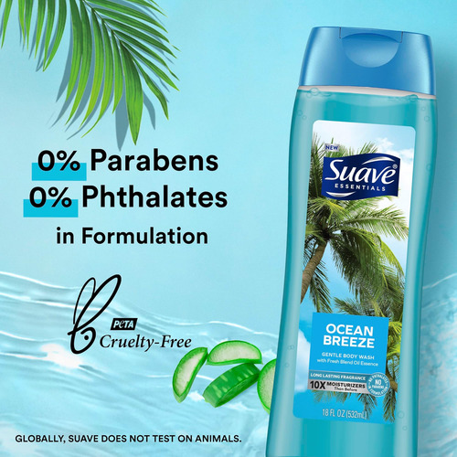 Pacote De 2 Sabonetes Corporais Suave, Shampoo E Condicionad