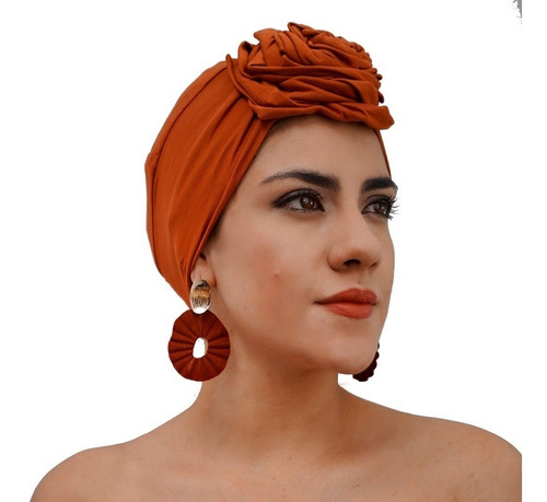 Turbante Flor Eterna Terracota