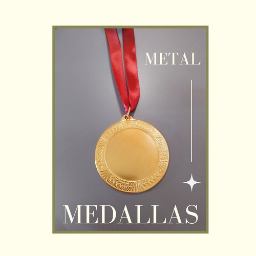 Medallas Deportivas De Metal