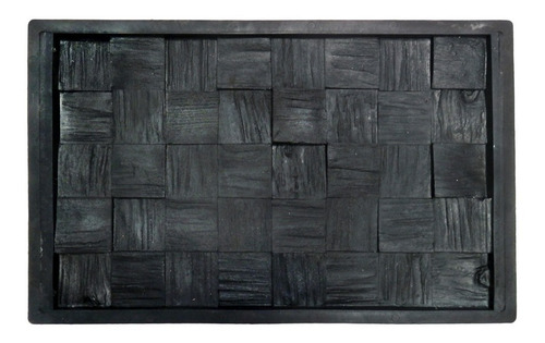 Moldes Revestimiento Anti Humedad, Yeso, Madera Maya Color Gris Oscuro