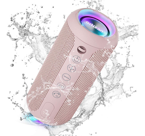 Ortizan - Parlante Bluetooth 5.3, Inalámbrico, Impermeabl Color Color: Rosa 110v