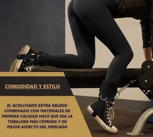 Para Polea Negra Ejercicio Gluteos - Gym