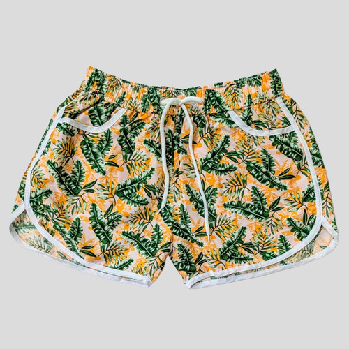 Short Para Mujer De Playa Secado Rápido Con Bolsas
