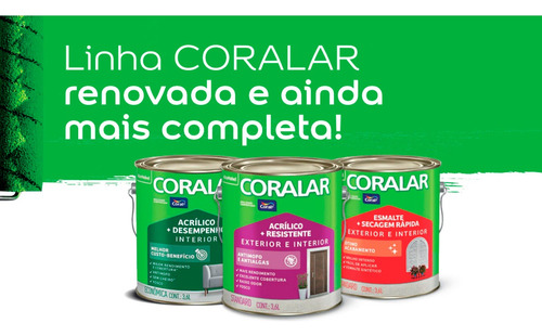 Pintura acrílica Coralar barata, antimoho, colores mate, 18 litros, color Cloudy Day