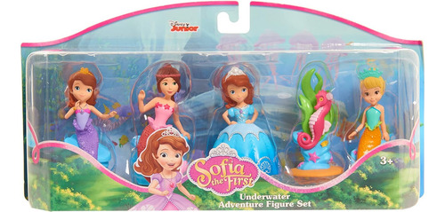 Set De 5 Figuras Sirenas Disney Princesa Sofia