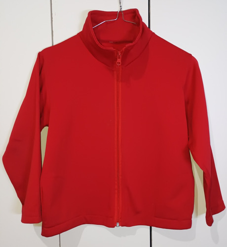 Campera Roja Deportiva De Niño/niña Talle 10