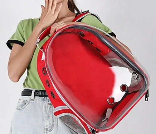 Mochila Portamascotas Respirable Para Gatos,perros Etc.