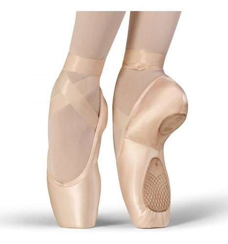 Br Bloch Ballet Zapatos De Puntas Elegance Talla 4 (33) 1 X