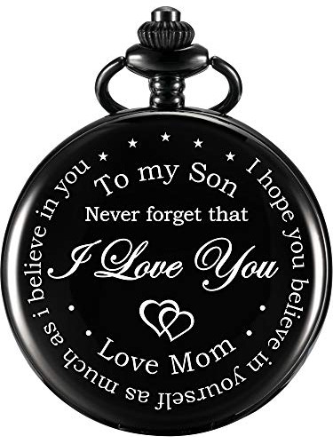 Reloj De Bolsillo Para Hijo  Nunca Olvides Que Te Amo 