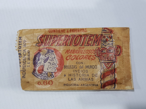 Imagen 4 de 6 de Antiguos Sobres Figuritas Po Po Y Totem Lote Mag 58778