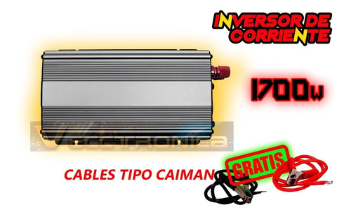 Inversor D/corriente 1700w Conecta Todo Lo Quieras A Tu Auto