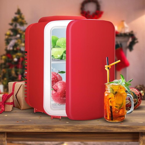 Mini Refrigerador Portátil, Enfriador Y Calentador De Latas 