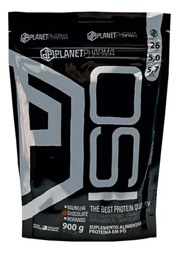 Iso Whey Protein 900g Whey Isolado - Planet Pharma Sabor Mousse De Maracujá