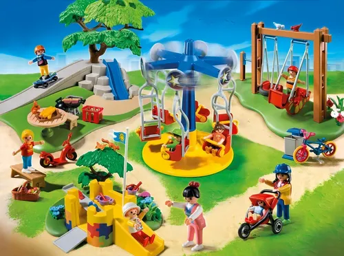 Parque Infantil Playmobil City Life 5024 Cantidad De Piezas 159