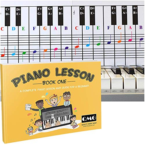 Cartel De Notas De Piano Y Teclado Y Libro De Lecciones...