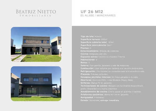 Imagen 14 de 16 de Emprendimiento Casas Y Dúplex Venta I El Aljibe I Manzanares I Pilar Zona Norte | Financiación |