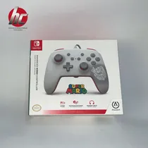 Comprar Control Alámbrico Power A Mario White Para Switch (nvo)
