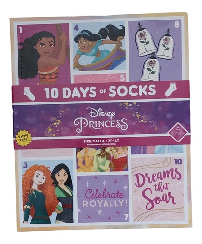 Set De 10 Pares De Calcetines Niña
