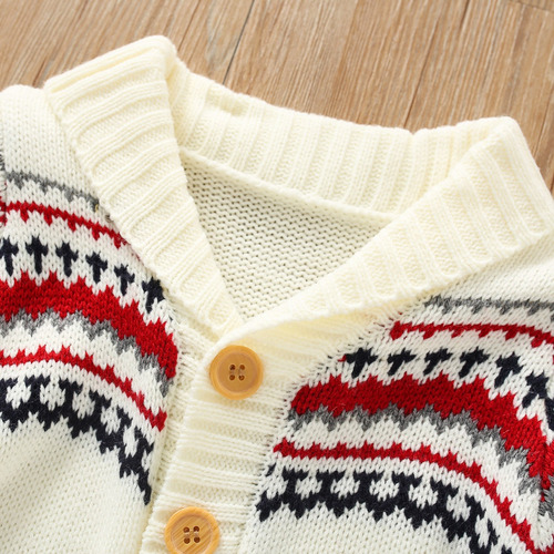 Conjunto Mameluco Tejido Bebé Con Gorro Y Estampado De Rayas