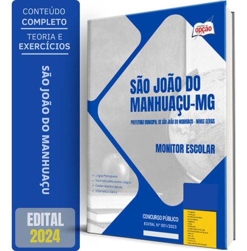 Apostila Prefeitura São João Do Manhuaçu Mg 2024 Monitor