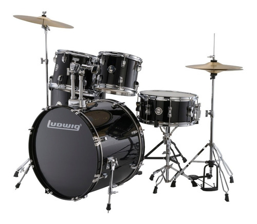 Bateria Ludwig Accent Drive Lc175 Negro