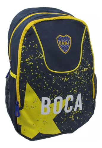 Mochila Escolar Futbol Club Boca Junior Lic. Oficial Bj56