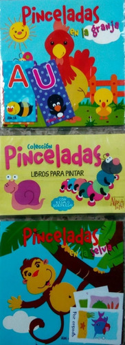 Lote X 2 Libros Para Pintar-coleccion Pinceladas