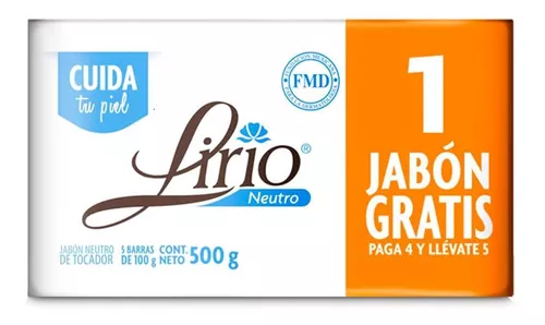 Lirio® Jabón Neutro en barra 100 g