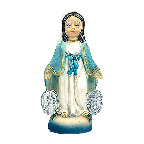 Estatuilla Medalla Milagrosa Infantil 10 Cm