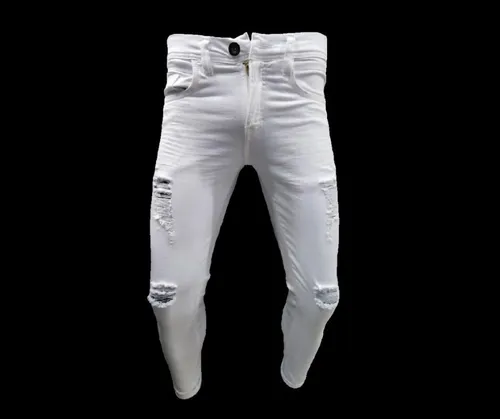 Pantalón Hombre Color Blanco